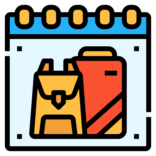 vacaciones icono gratis