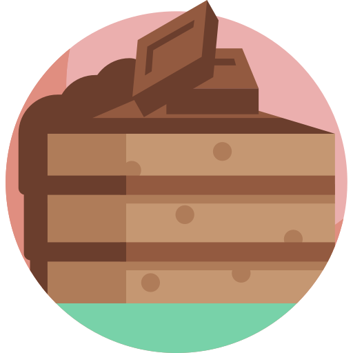 pastel de chocolate icono gratis