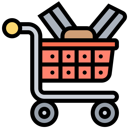 Shopping cart Meticulous Lineal Color icon