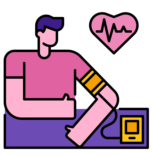 Blood pressure free icon