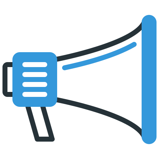 Megaphone free icon Megaphone free icon