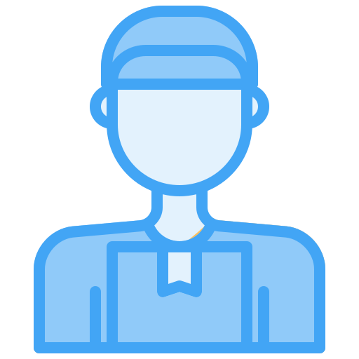 Delivery man free icon