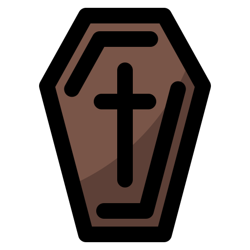 Coffin Generic Outline Color icon