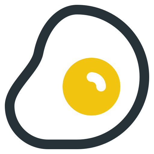 Fried egg free icon