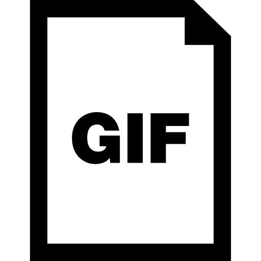 símbolo de interfaz de documento gif icono gratis