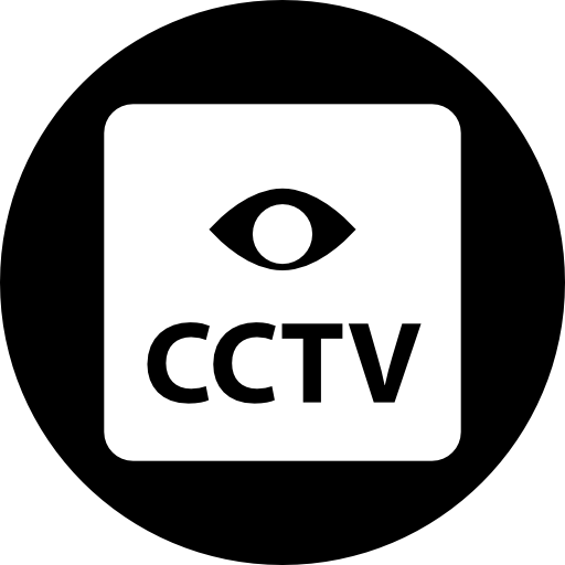 símbolo de cctv de vigilancia icono gratis