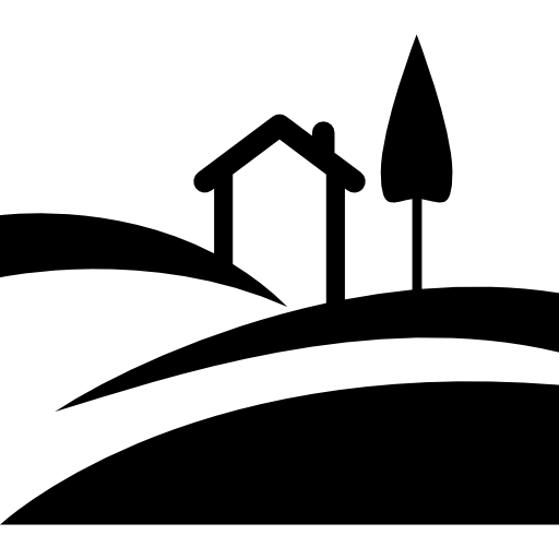 Rural house free icon