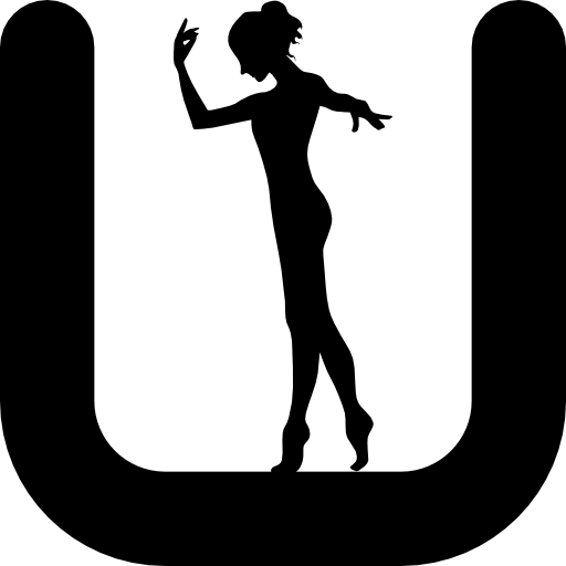 logotipo de ropa de baile icono gratis