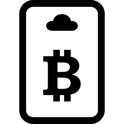 símbolo de la tarjeta de identificación de bitcoin icono gratis