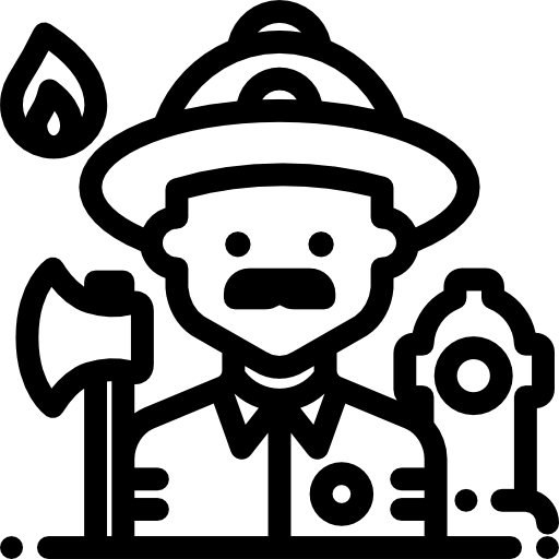 bombero icono gratis