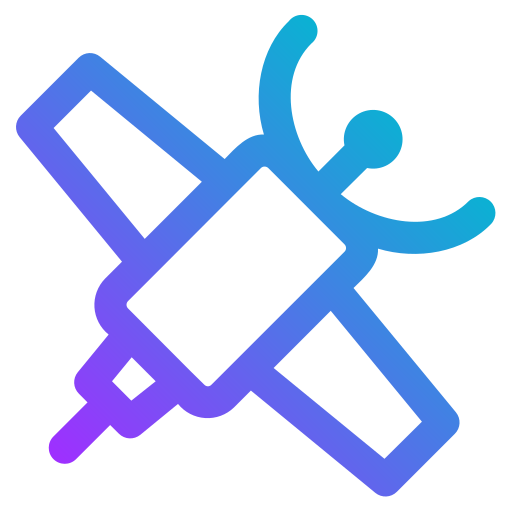 estación satélite icono gratis