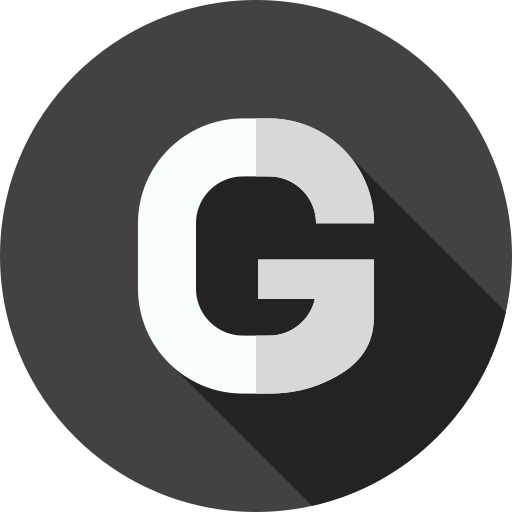 G Flat Circular Flat icon