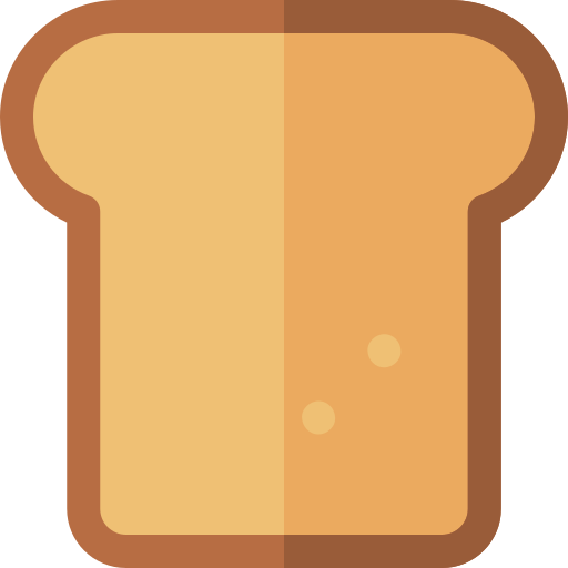 Bread Basic Rounded Flat icon