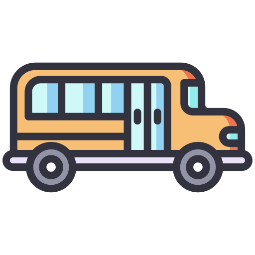 School bus icon Generic Outline Color