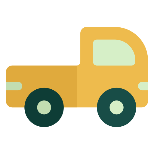 Pick up car free icon Pick up car free icon
