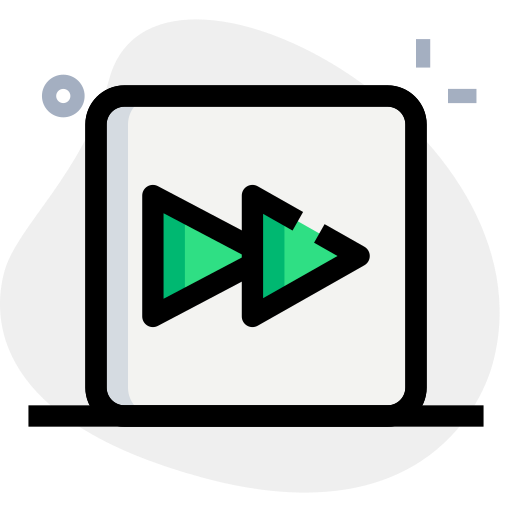 avance rápido icono gratis