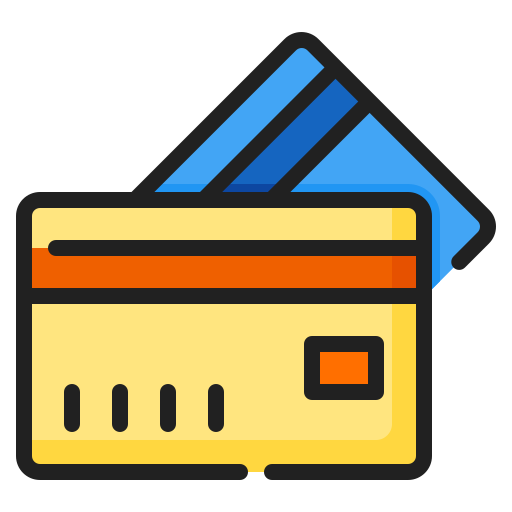 Credit card Generic Outline Color icon