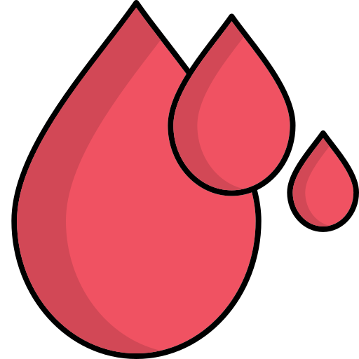 Blood free icon