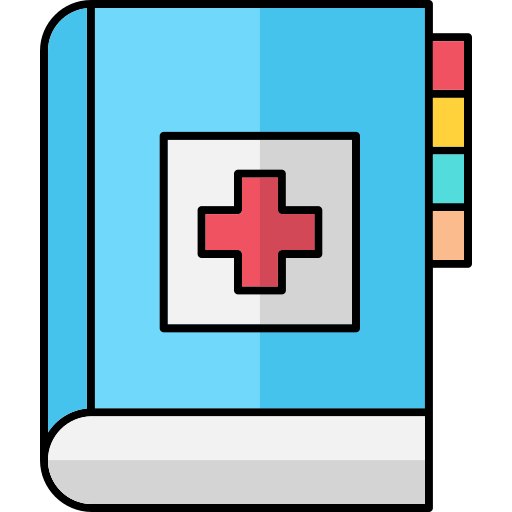 libro medico icono gratis