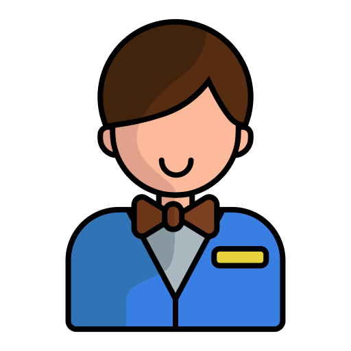 recepcionista icono gratis