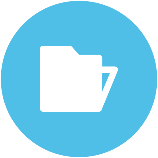 File folder Generic Circular icon