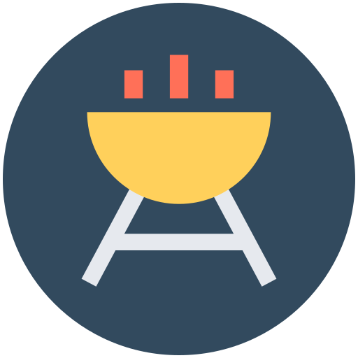 BBQ Grill Generic Circular Icon