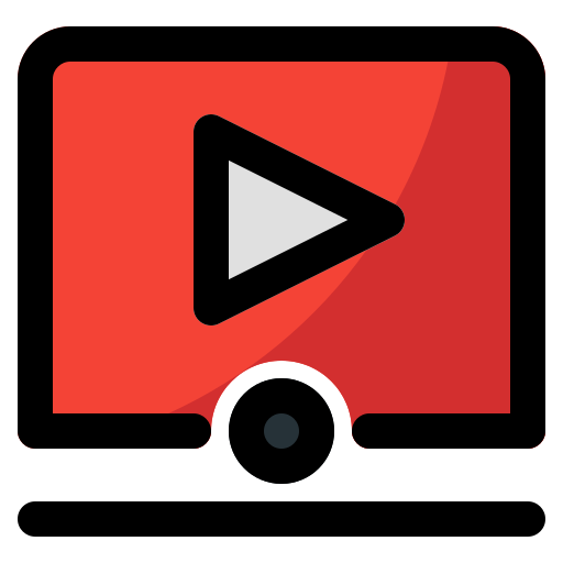 reproductor de video icono gratis