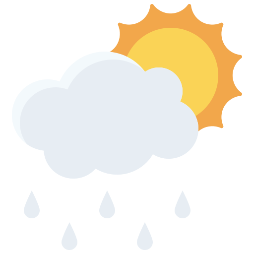 lluvioso icono gratis