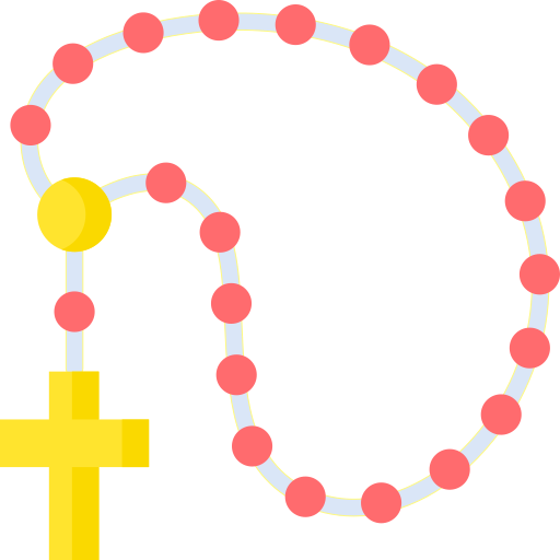 rosary borders clip art