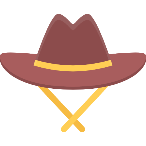 sombrero de vaquero icono gratis