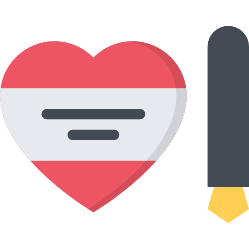 carta de amor icono gratis