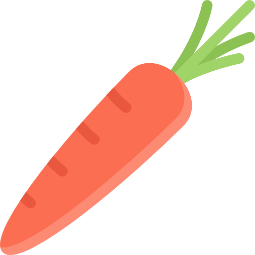 Carrot Coloring Flat icon