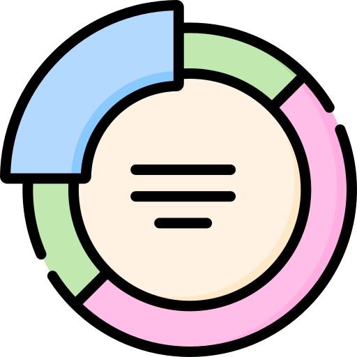 gráfico circular icono gratis