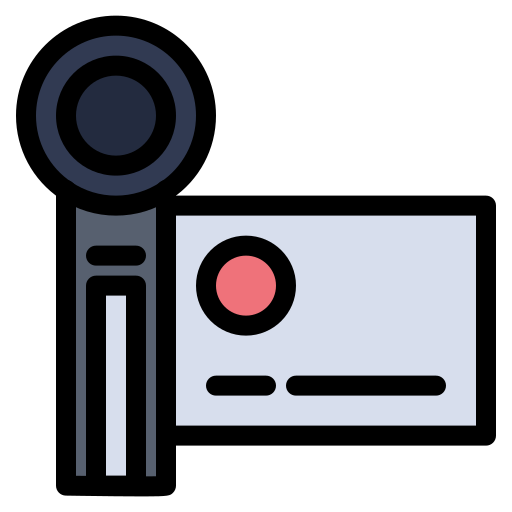 caméscope Icône gratuit
