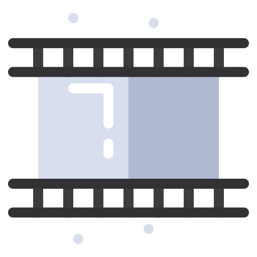 carrete de película icono gratis