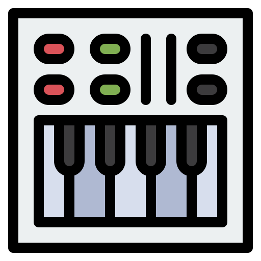 Amplifier Flatart Icons Lineal Color Icon