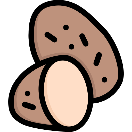 Potatoes Generic Outline Color icon