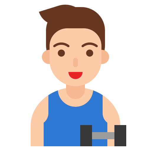 보디 빌더 무료 아이콘