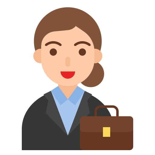 비즈니스 우먼 무료 아이콘