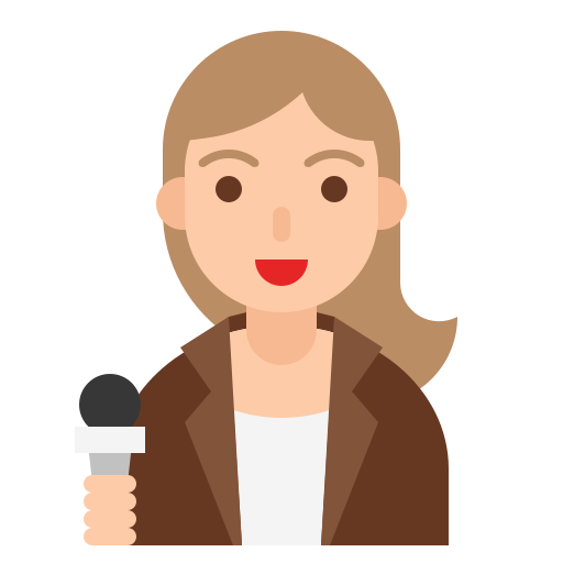 reportero icono gratis