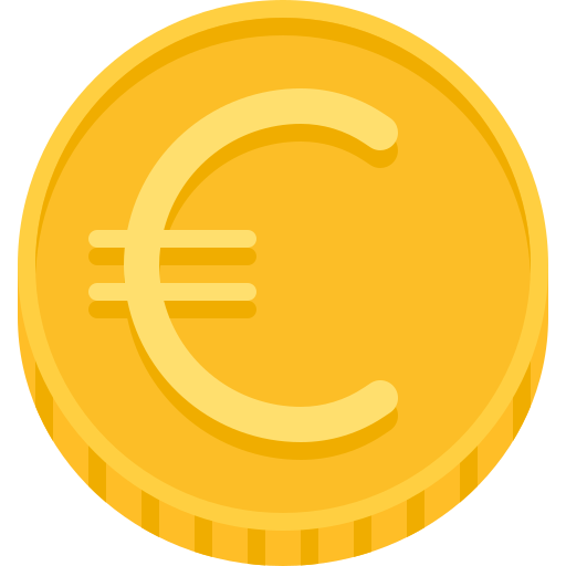 euro icono gratis