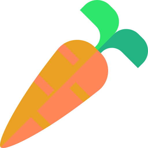 Carrot Basic Straight Flat icon