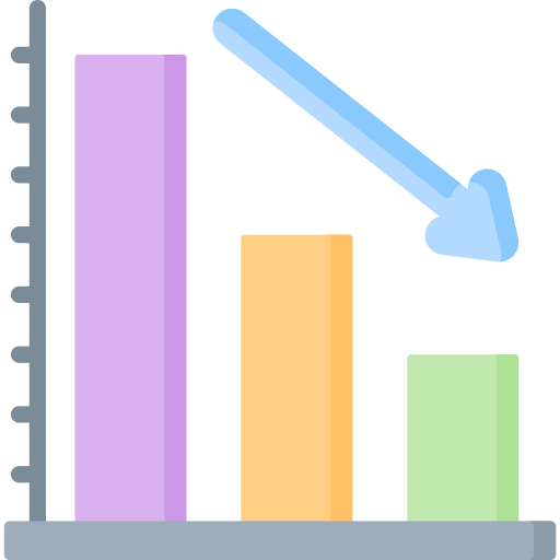 pérdida icono gratis