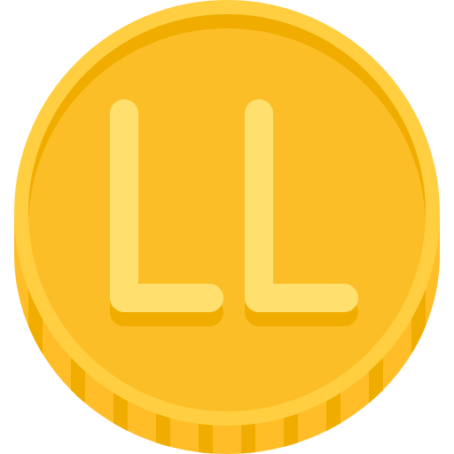 libra libanesa icono gratis