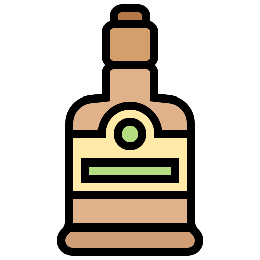 Whiskey Meticulous Lineal Color Icon