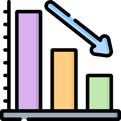 pérdida icono gratis