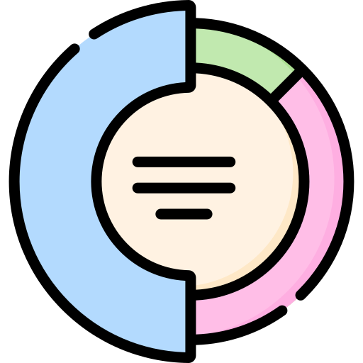 gráfico circular icono gratis