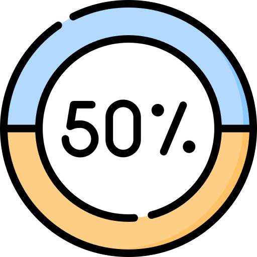 Icône de Diagramme circulaire Special Lineal color