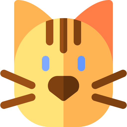 Cat Basic Rounded Flat icon