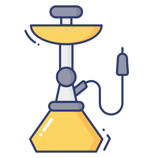 Hookah Dinosoft Lineal Color icon